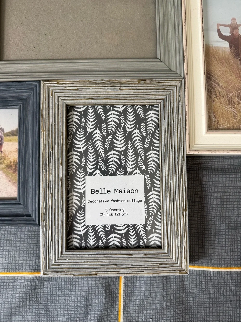 🏡Multi-Frame Wall Collage in Gray and Cream NWOT